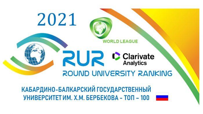 KBSU entered the international ranking of universities RUR-2021